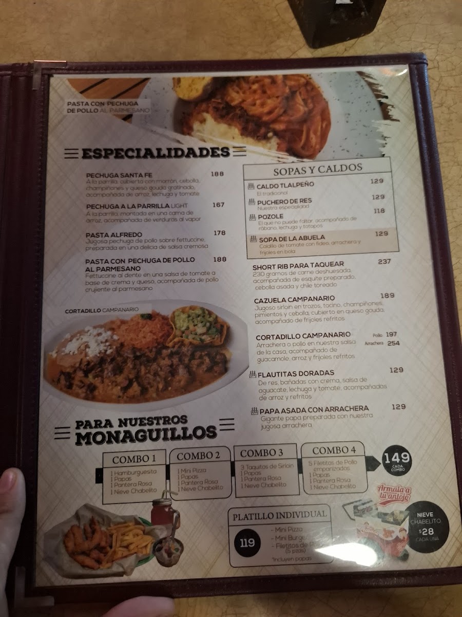 Hacienda Campanario Menu - Image 2